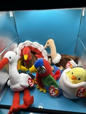 Ty Beanie Babies Bird Plush Lot Mixed Species Styles Original Tags Small