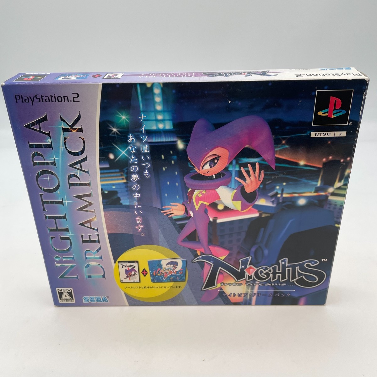Ps2 NiGHTS into Dreams Nightopia Dream Pack Sega Japan