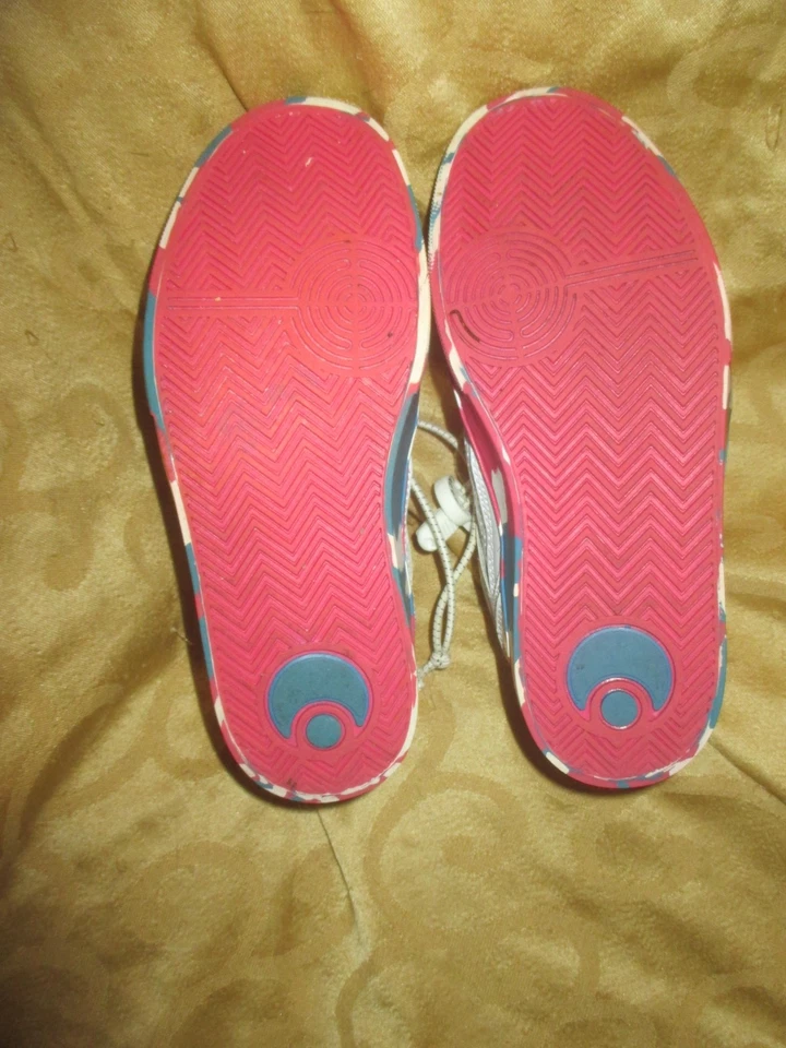 Osiris Zapatos Crooklyn Patinadora Niña Talla 3 Blanco Azul Rosa Zapatilla Alta Foto 4 de 4