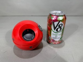 Vintage Panasonic R 70 Panapet 70 Red Space Age Ball Sphere Transistor Radio