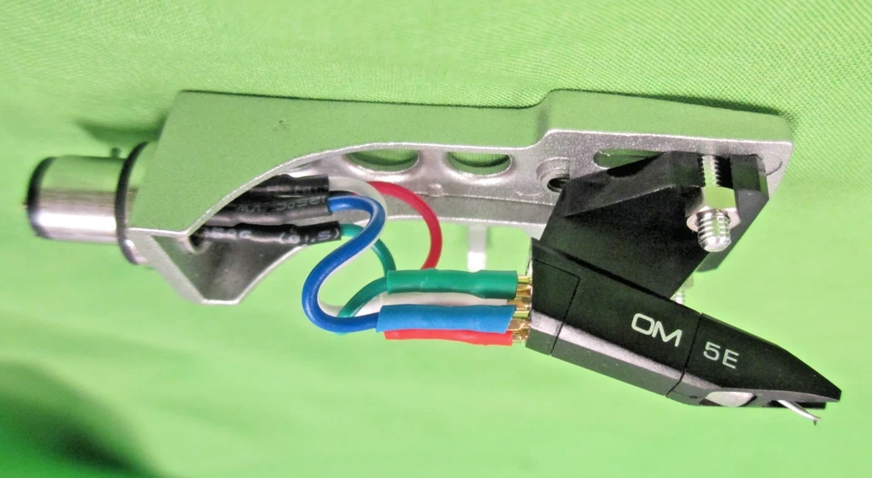 CARTUCHO Y LÁPIZ ÓPTICO ORTOFON OM 5E CROMADO TIPO TÉCNICA TIPO CARCASA DE CABEZAL Foto 2 de 4