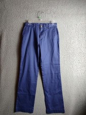 VINEYARD VINES YOUTH BOYS BREAKER PANTS NAVY BLUE SIZE 28/32 COTTON WAIST 28