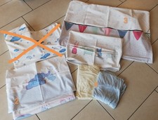 2x Kleinkind Bettwäsche, 70x 140cm + 2 Spannbettlaken, Junge, unisex, Baumwolle