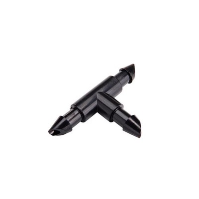Raindrip R307CT Polyethylene 50 PSI Compression Drip Irrigation Tee 1/4 in.