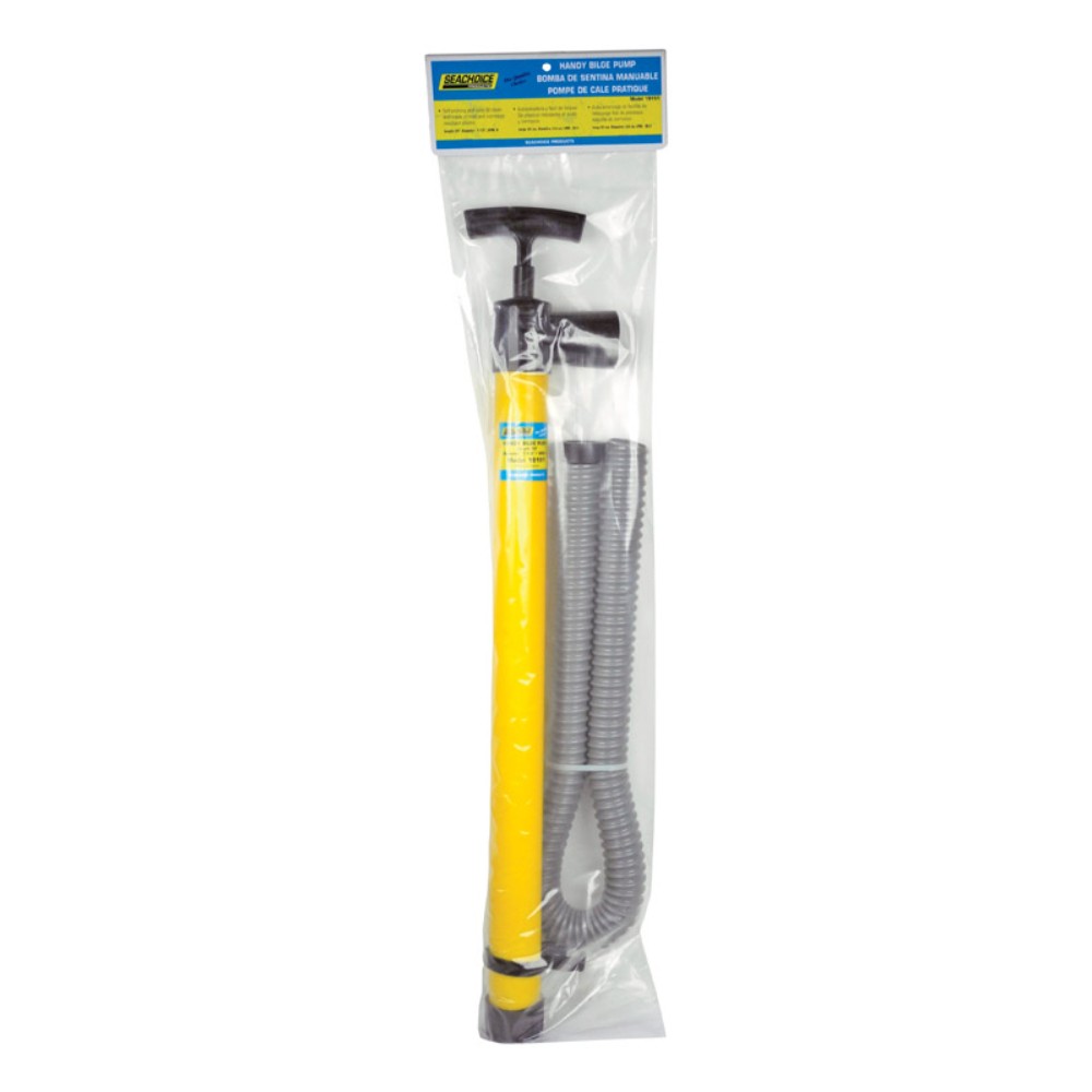 Seachoice 19151 Safety Yellow Finish 8 GPM Marine Hand-Operated Bilge Pump