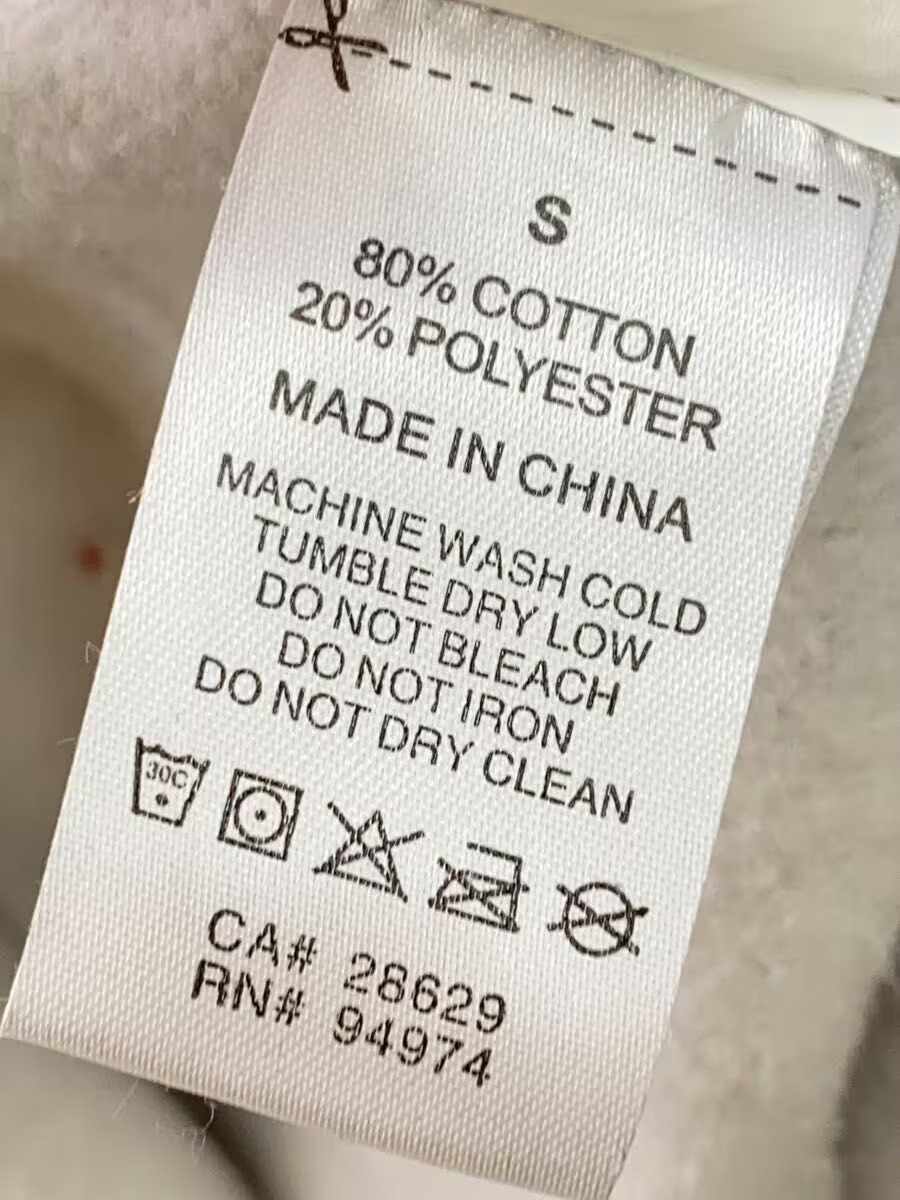 STUSSY FIRE HOODIE, Cotton, Gray, Size S, 118394 thumbnail 5