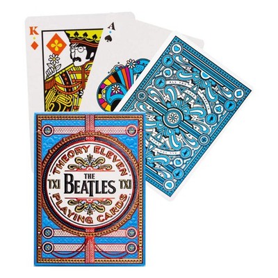 The Beatles Spielkarten Deck THEORY11 11 Blue Zaubertricks Poker Kartendeck USA