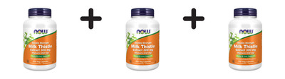3 x Now Foods Milk Thistle Extract 300mg (200 vcaps) (178,85 EUR/kg)