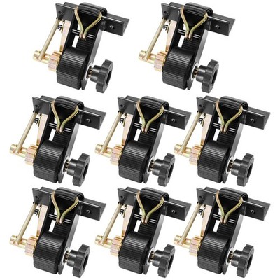 Ladder Rack Ratchet Straps, Black Square Tube Mount, 1.5 in Wide x 7.4 ft Long B