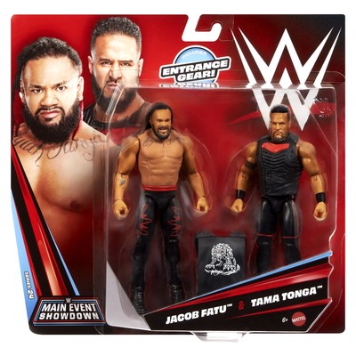 Jacob Fatu & Tama Tonga - WWE Main Event 2-Packs 24  Toy Wrestling Figures