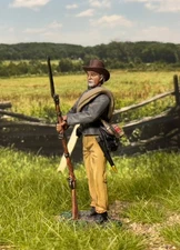 W.Britain 31502 Confederate Infantrymen at Rest (Britains)