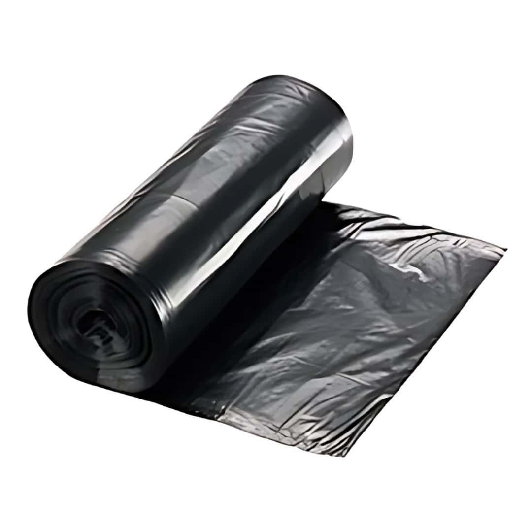 Black Trash Bags 50X60 Cm 20Pcs VEROLENE - Office Kitchen Garbage Bag
