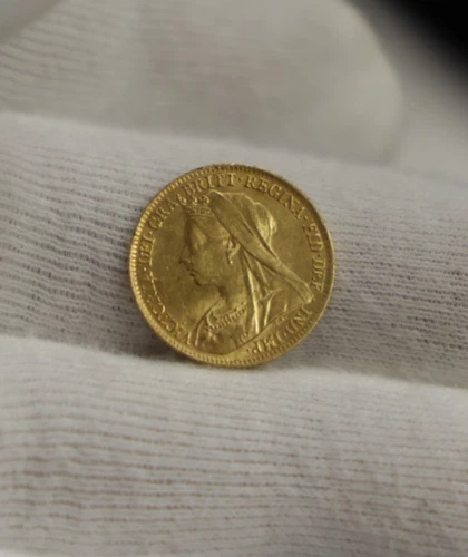 1897 Victoria Gold Half Sovereign — photo from the most recent tracked eBay sale