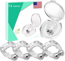 Anti Snore Clip, Magnetic Nose Clip,Silicone Anti Snoring Device for Better Slee