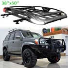 Roof Rack Cargo Carrier Basket Cross Bar Luggage LED For Lexus GX470 2003-2009