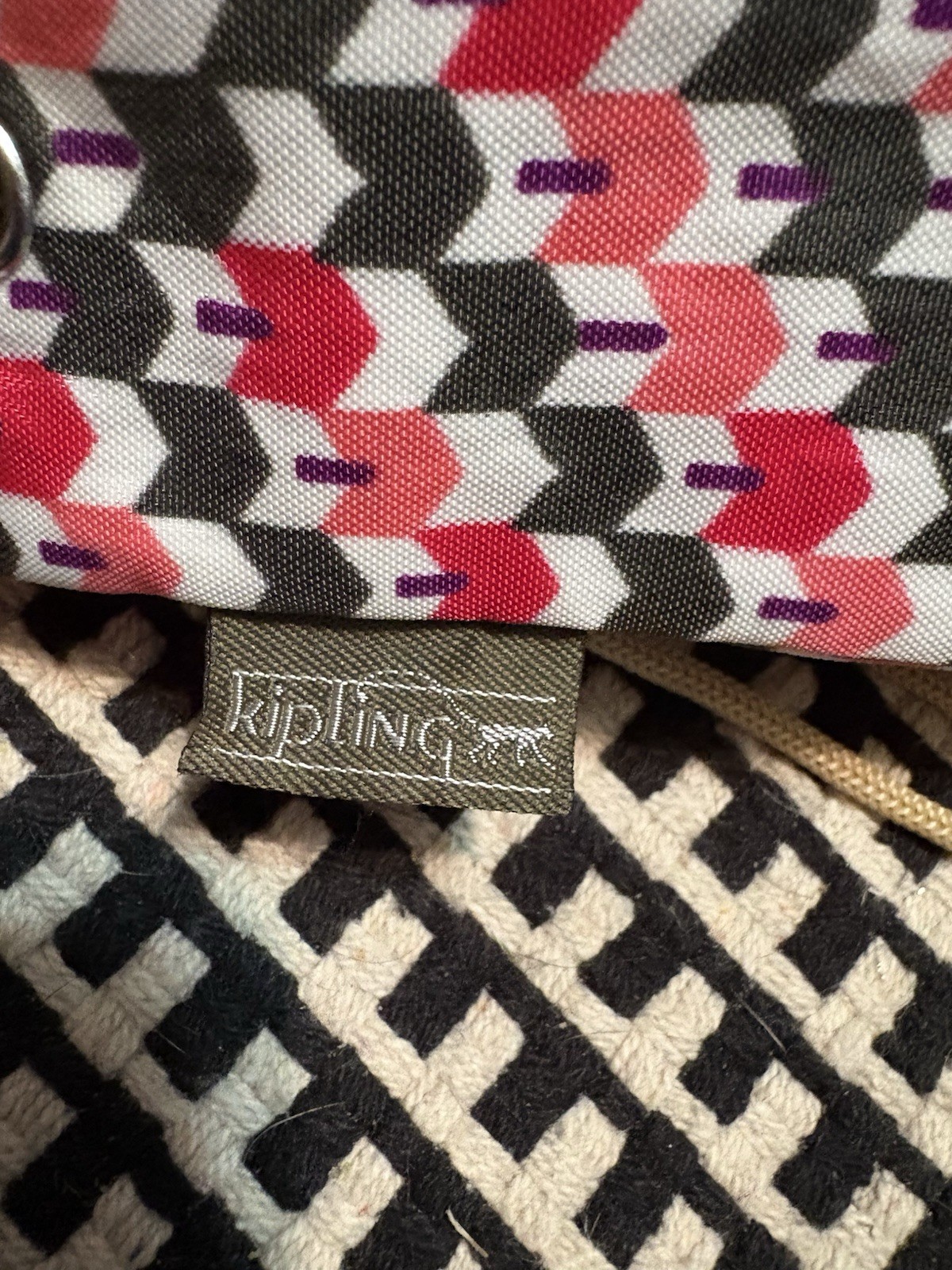 Kipling Light Drawstring Backpack. Excellent Cond… - image 8