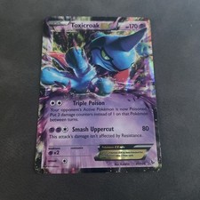Pokémon TCG Toxicroak EX XY Flashfire Holo carta rara 41/106 MP