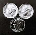 1970 P D S Roosevelt Dime - BU-BU-Proof.  FREE Shipping