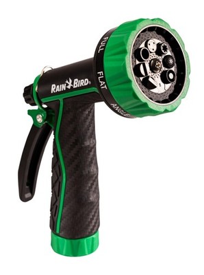 TRNZL8PRT Grip Rear Trigger Garden Hose Nozzle, Carbon Fiber Texture, 8 Spray...