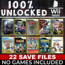 Mario Party Kart Sonic Zelda Kerby Metroid Sports Resident Evil Wii Memory Card