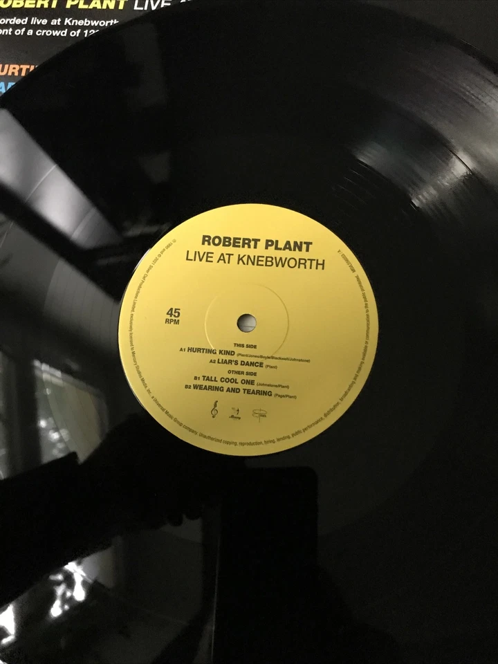 Plant, Robert - Live At Knebworth 12" Maxi NEU OVP - Bild 3 von 4