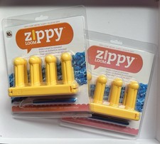2 Authentic Knitting Board ZIPPY Loom Set Make a scarf in minutes! NEW Sealed