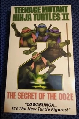 NECA TMNT Teenage Mutant Ninja Turtles 2 Secret of the Ooze 4er Pack VHS Movie S