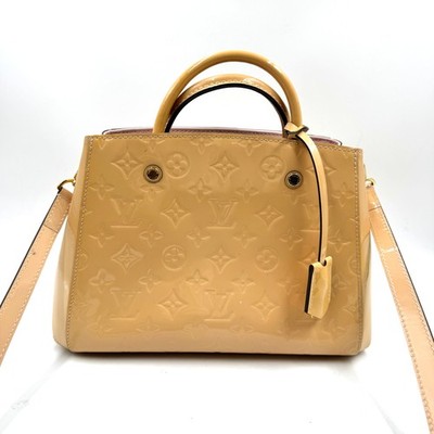  Louis Vuitton Pre-Owned Monogram Vernis Montaigne Shoulder Bag 
