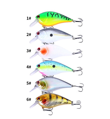 bass and pike lures Largemouth Bass Pike Fishing Lures Crankbaits 6-pack Lot Brand New Minnow  Baits