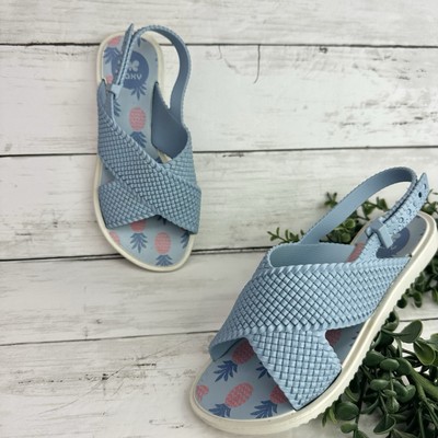 ZAXY  WHITE BLUE SIZE 13 KIDS SANDAL