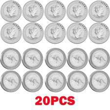 20PC Non-currency Coin 2021 Kangaroo, Perth Mint, Uncirculated & Coin Capsule