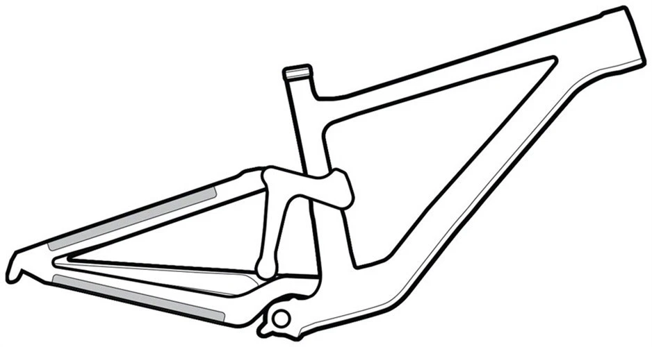 Marco protector transparente Lizard Skins - pequeño Foto 2 de 2