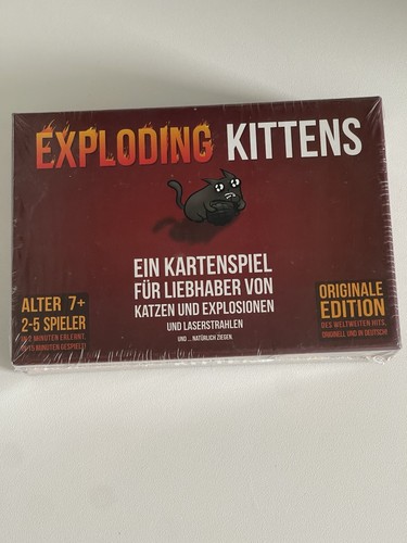 EXPLODING KITTENS KARTENSPIEL VON ASMODEE NEU OVP