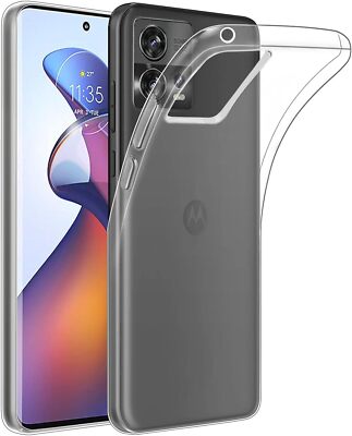 COVER CUSTODIA Per MOTOROLA MOTO S30 PRO IN SILICONE TPU TRASPARENTE ULTRA SLIM