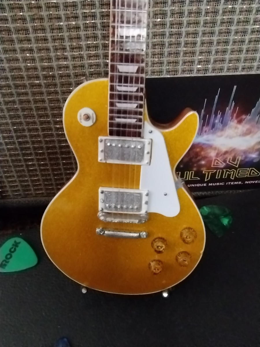 Gibson Les Paul　Gold Top　1/4　ミニチュアギター GIBSON 1957 Les Paul Gold Top 1:4 Scale Replica Guitar ~Axe Heaven