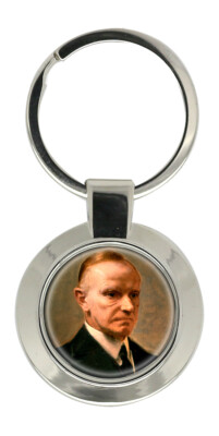 President Calvin Coolidge Schlüsselanhänger