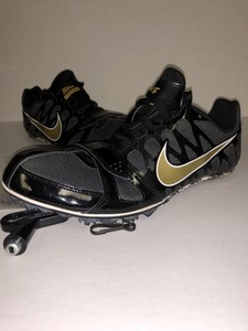 gold nike track spikes