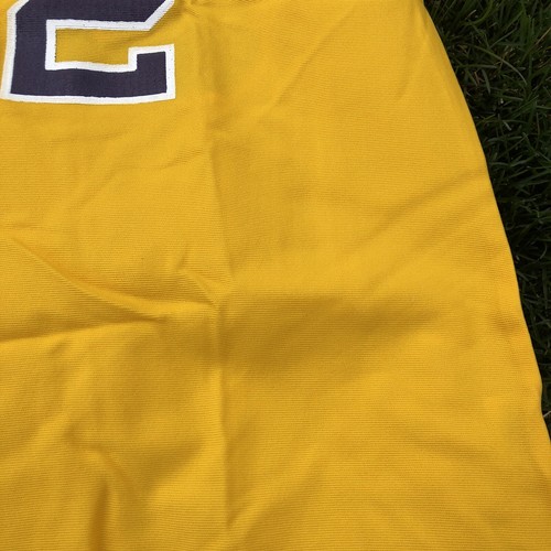 VINTAGE LA Lakers Jersey Size Large MacGregor Sand Knit Yellow Number 32 Magic - Picture 11 of 17