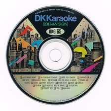 DK KARAOKE DKG-65 - ORIGINAL EDIT-A-VISION CD G - OUT OF PRINT  