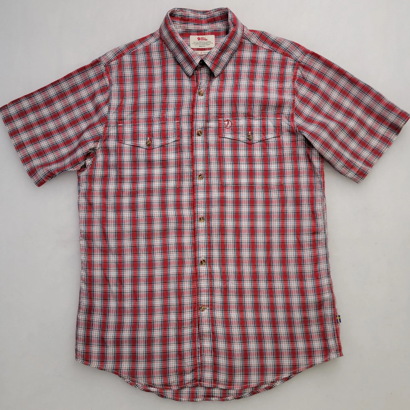 fjallraven abisko cool plaid quick dry short sleeve shirt