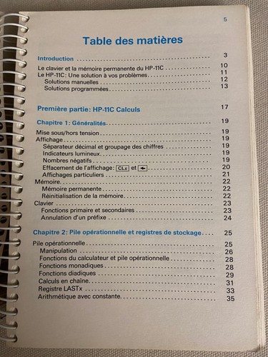 Hewlett Packard HP 11C - Scientific Calculator + Manuel d'utilisation - Photo 5/7