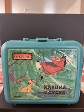 Vintage Lion King Lunch Box with Thermos Aladdin Made in USA