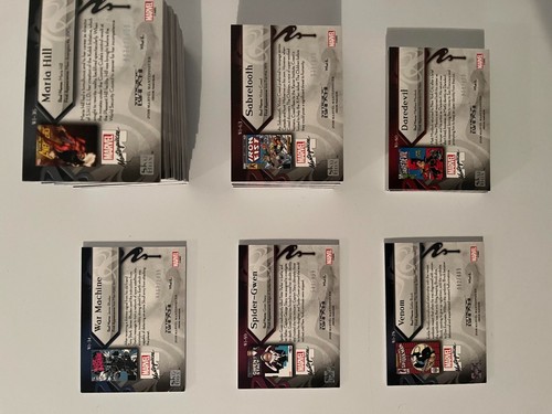 2018 Marvel Upper Deck Masterpieces What If Partial Set of 57 Cards Tier 1-2-3 - Foto 2 di 2