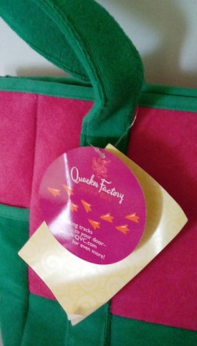 Quacker Factory Terry Cloth Bag - Picture 2 of 3