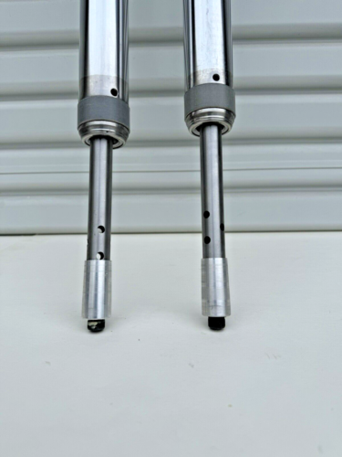 PRO-ONE 41MM HARD CHROME 8" OVER STOCK FORK TUBE 32.25" ASSEMBLY PAIR HARLEY - Picture 4 of 4