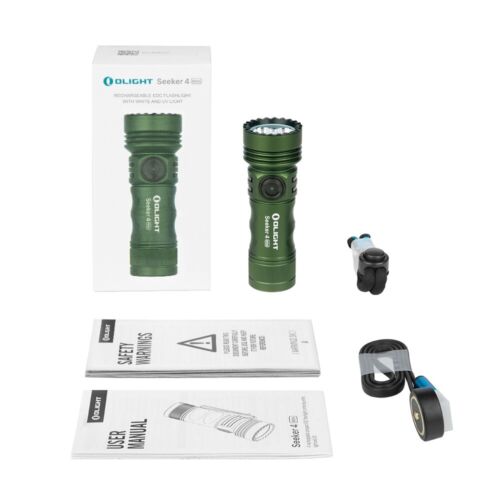 Olight Seeker 4 Mini Linterna LED Blanca/UV, Verde OD, Blanco Neutro, 1200 Lu - Imagen 7 de 17