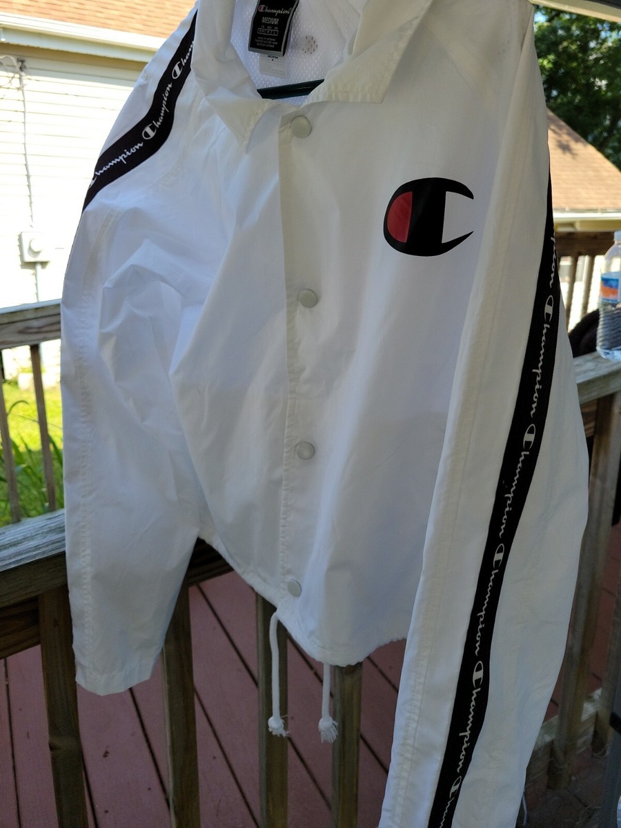 Champion Life Womens Champion Life Zipper Tape Cropped Coaches