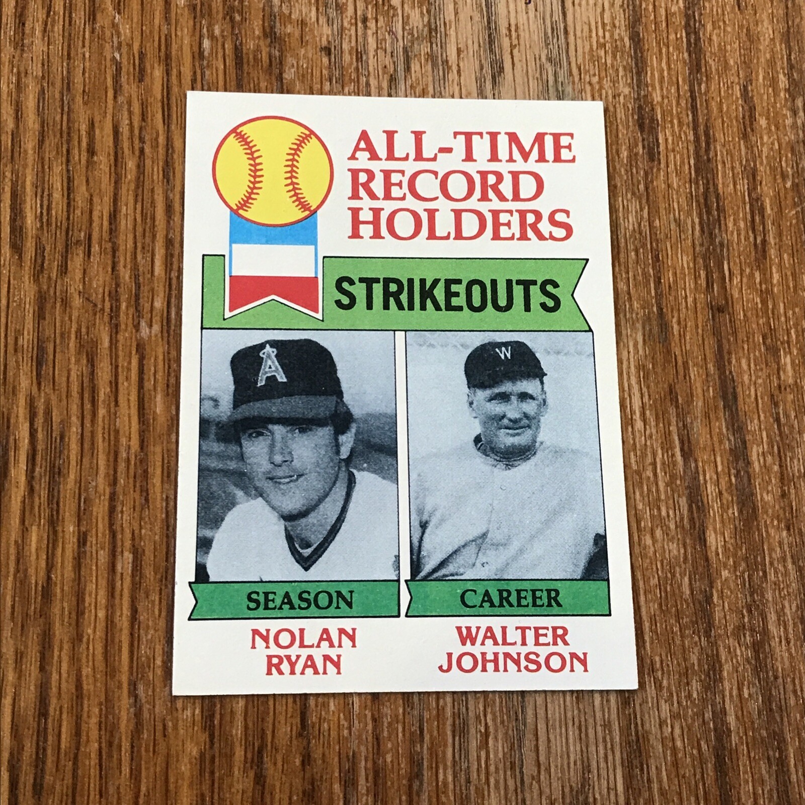 1979 TOPPS BASEBALL NOLAN RYAN WALTER JOHNSON #417 NM/NMMT Sharp+Clean