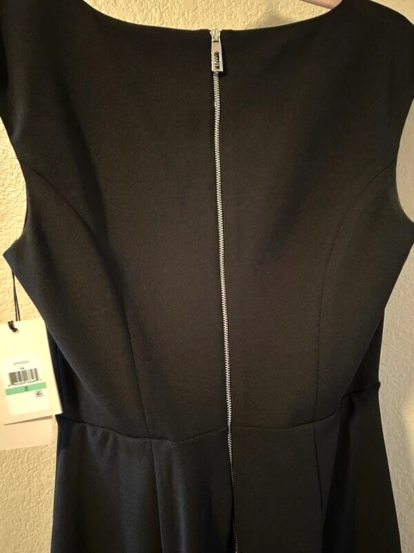 UNDERCOVER Abito tubino Ivanka Trump Secret Weapon in maglia a compressione ~ taglia 8 ~ nero ~ NUOVO