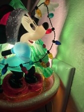 Disney Night Light Christmas Holiday Decorative Nightlight Minnie Mouse